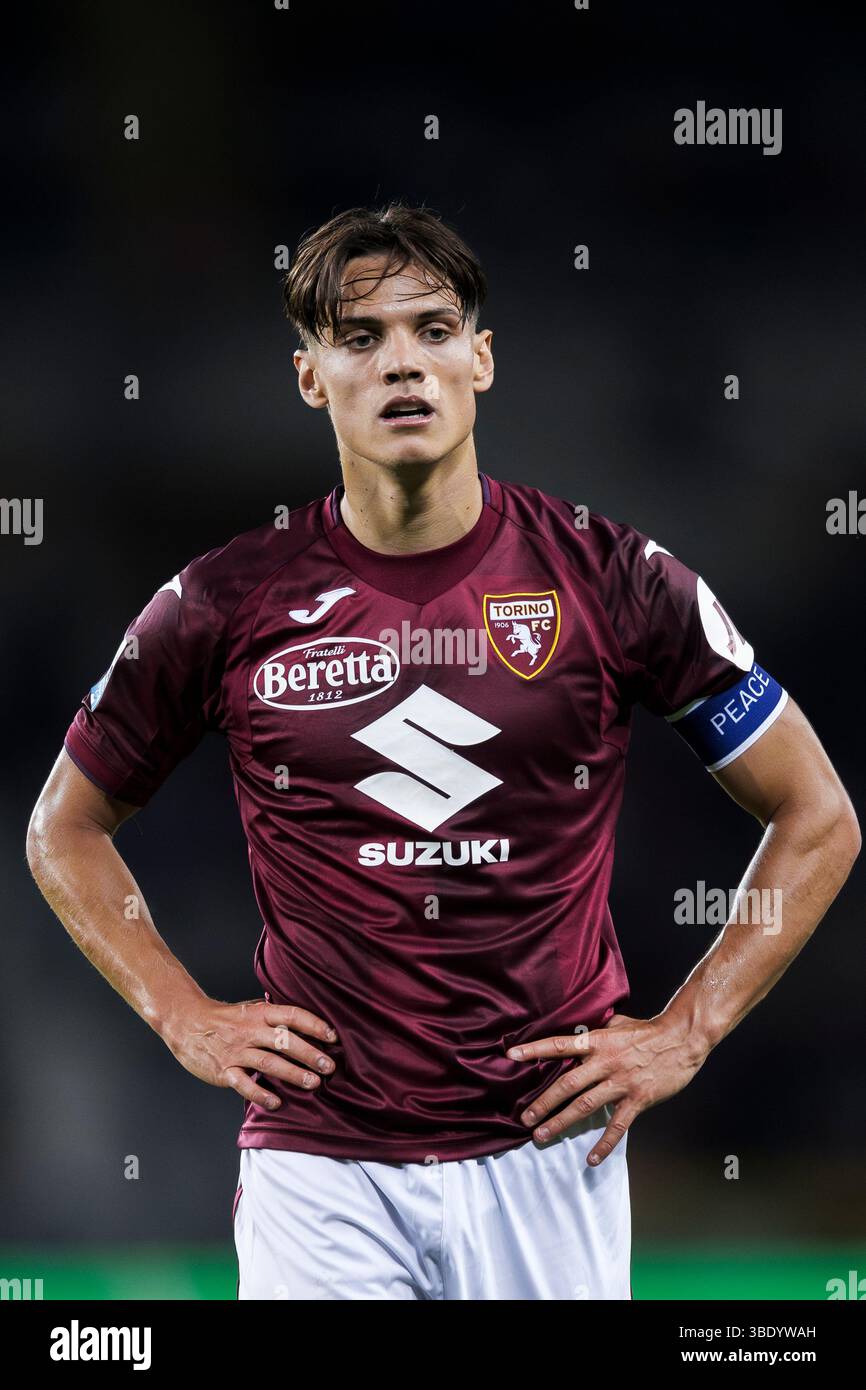 Samuele Ricci of Torino FC looks on during the Serie A football match ...