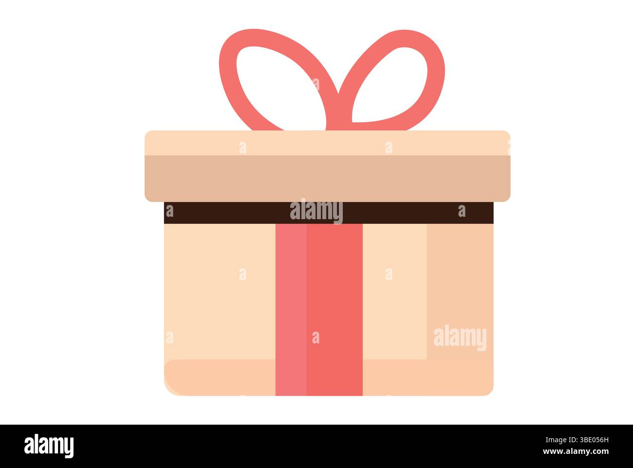 Stylish and eyecatching Gift Box complete with a Ribbon, perfect for Special Occasions Stock Vector