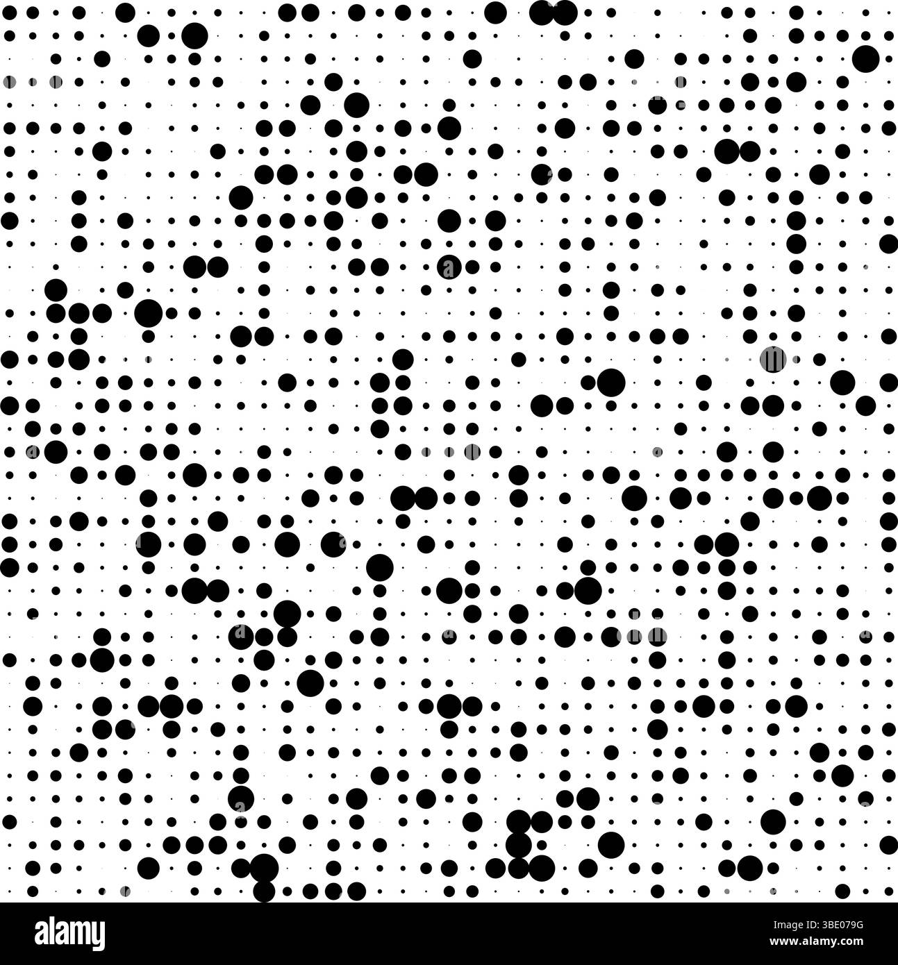 Monochrome dotted halftone backdrop. Abstract black circle Stock Vector ...