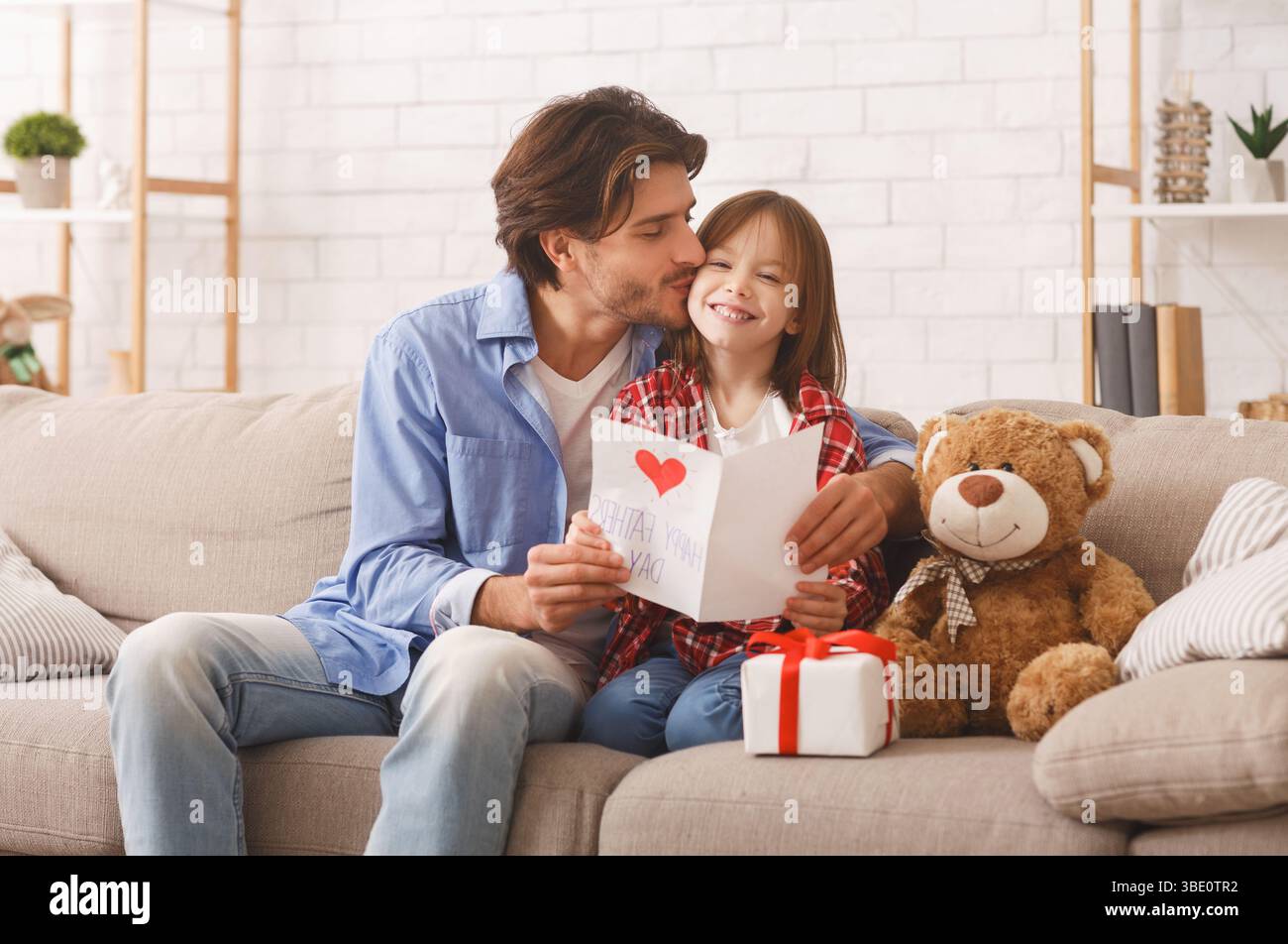 Happy Dad Kissing His Little Daughter On Father Day Stock Photo Alamy happy-dad-kissing-his-little-daughter-on-father-day-stock-photo-alamy