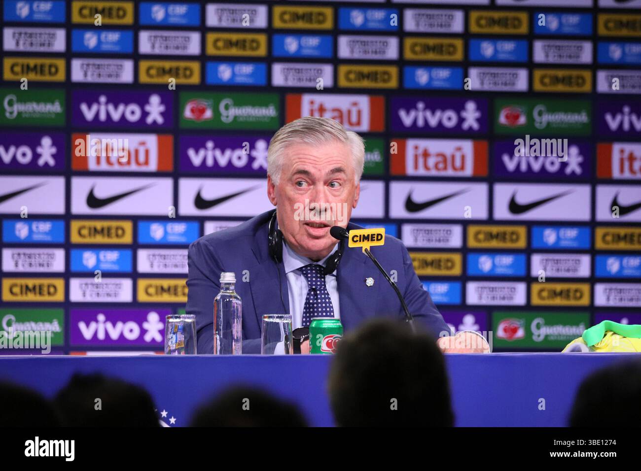 Rio De Janeiro Brazil 26th May 2025 Carlo Ancelotti Head Coach Of rio-de-janeiro-brazil-26th-may-2025-carlo-ancelotti-head-coach-of