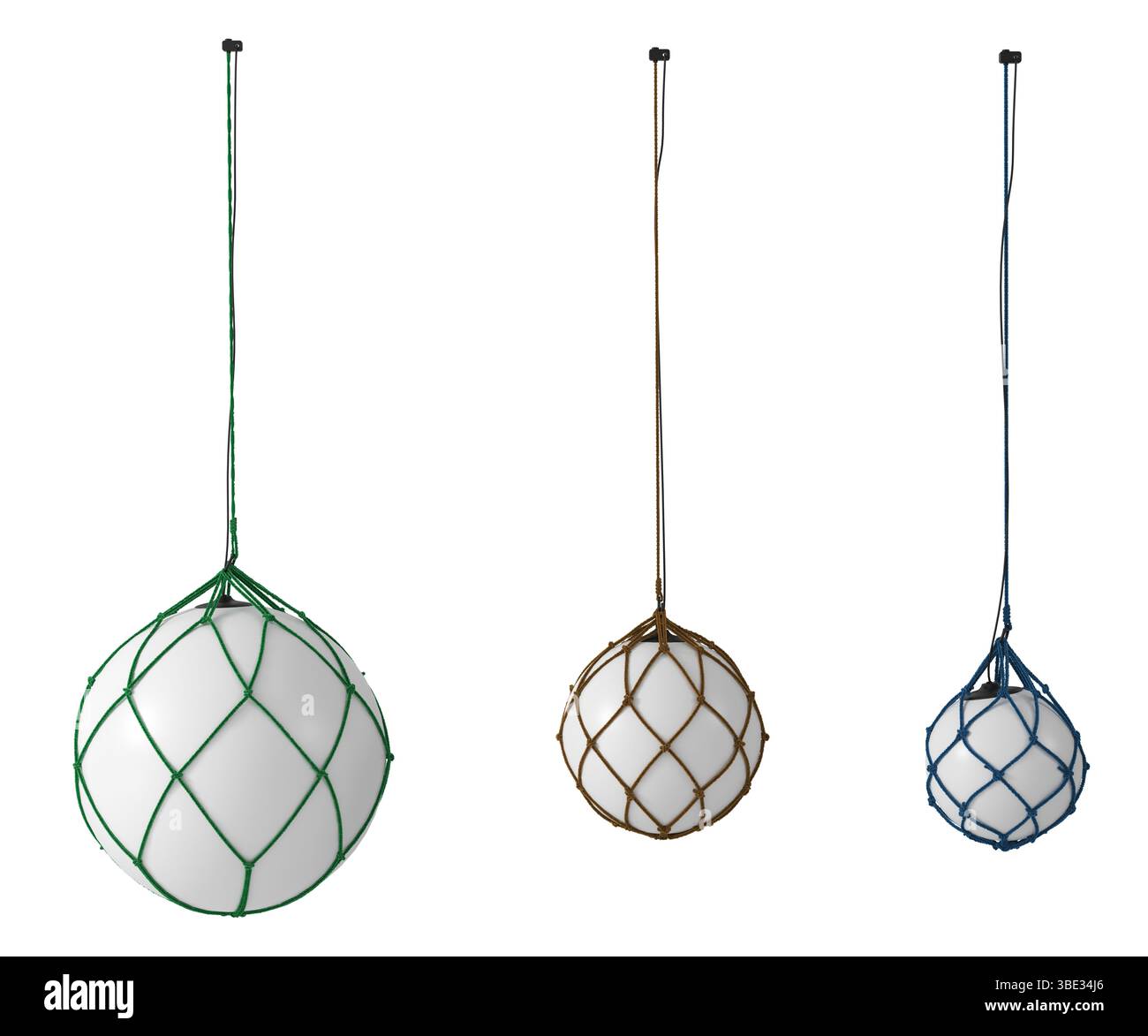 3d render Modern chandelier. isolated on background Stock Photo