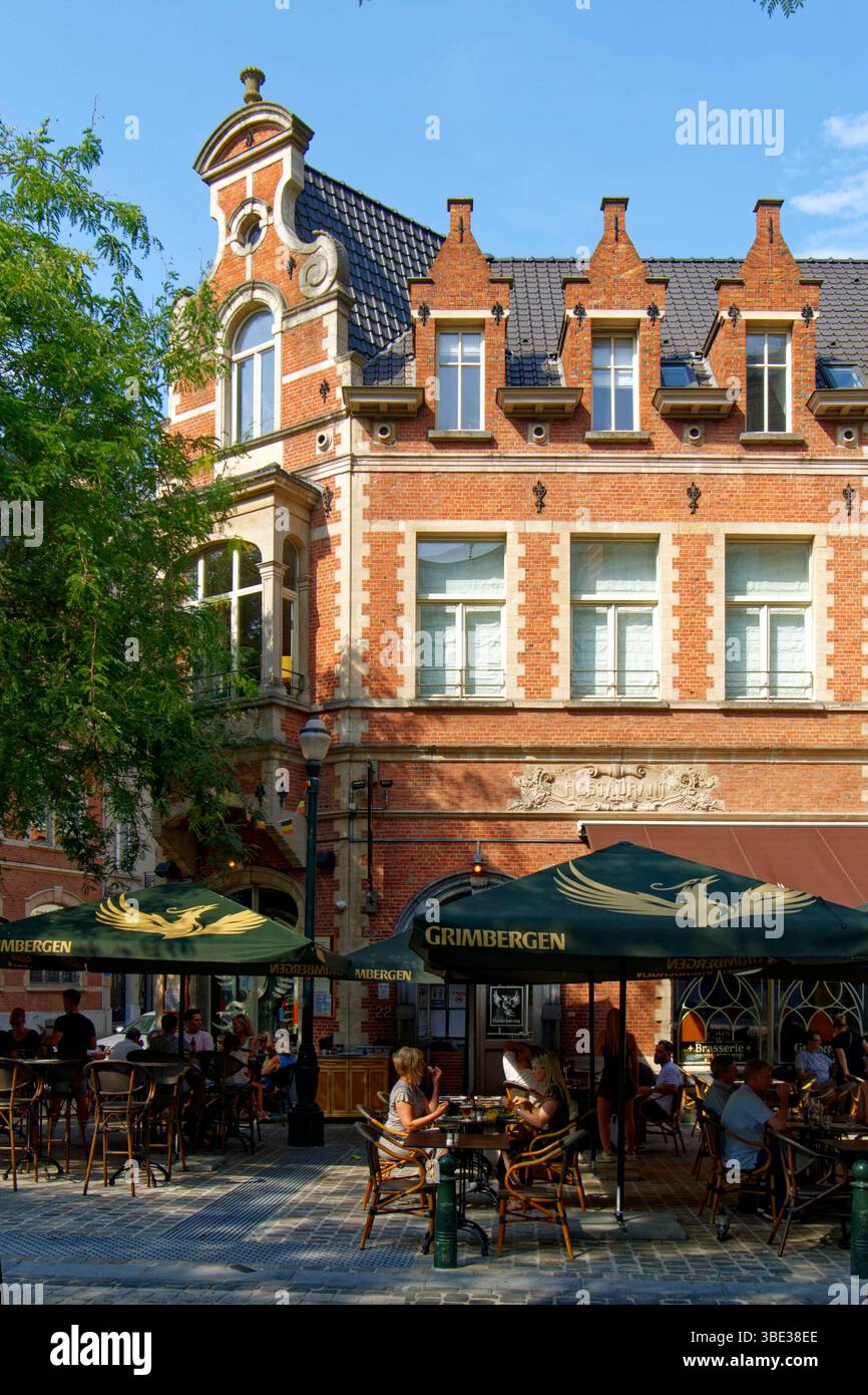 Belgium, Brussels, Place Sainte Catherine square Stock Photo