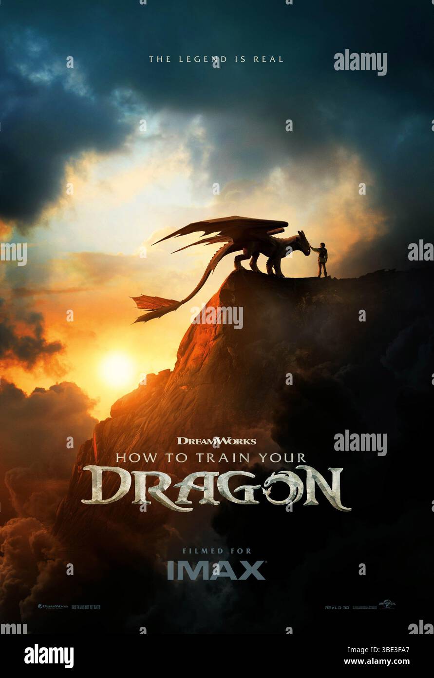 How to Train Your Dragon Year : 2025 USA / UK Director : Dean DeBlois American poster Stock Photo