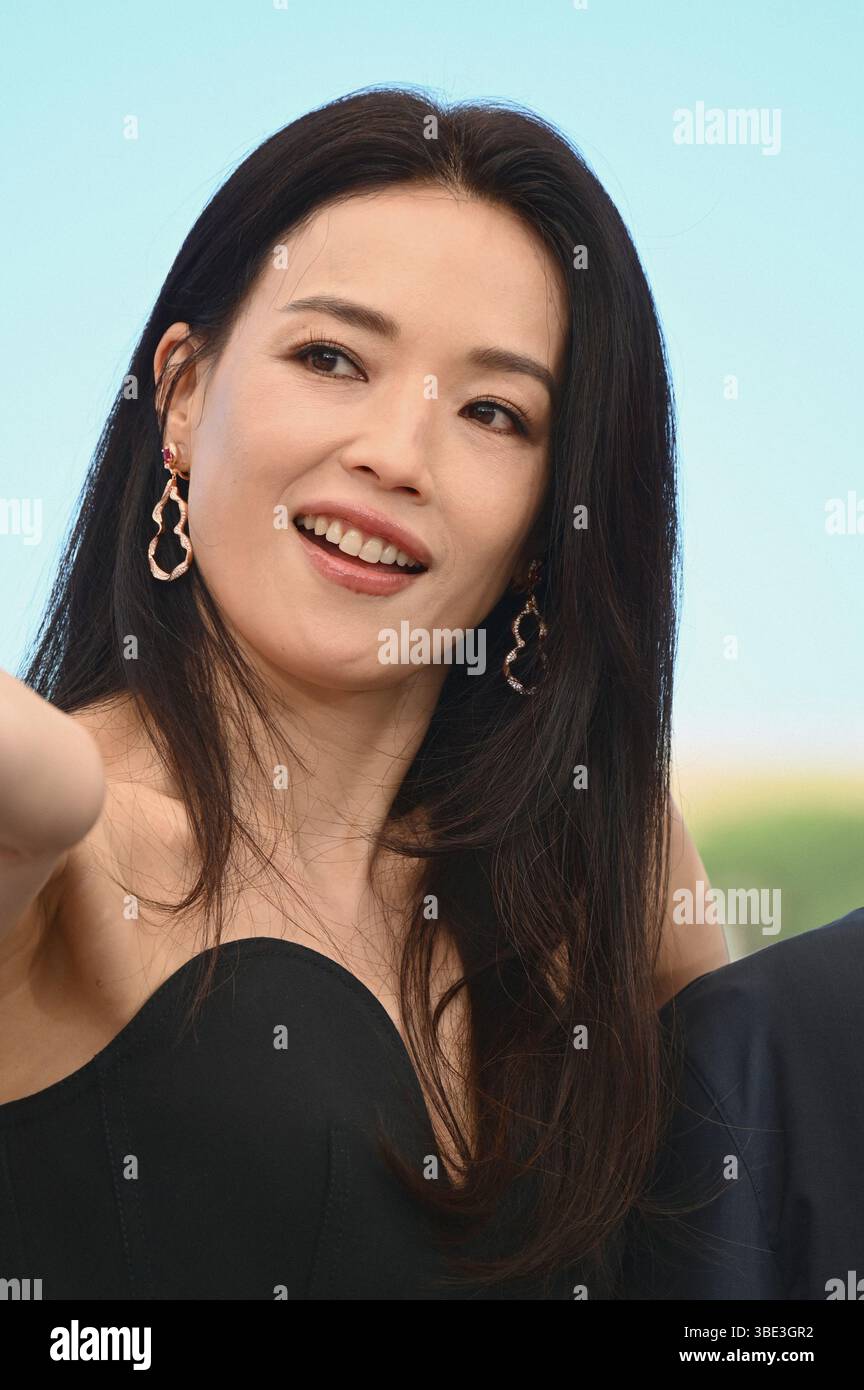 Shu Qi Photocall of the film 'Resurrection' 78th Cannes Film Festival 23 May 2025 Stock Photo