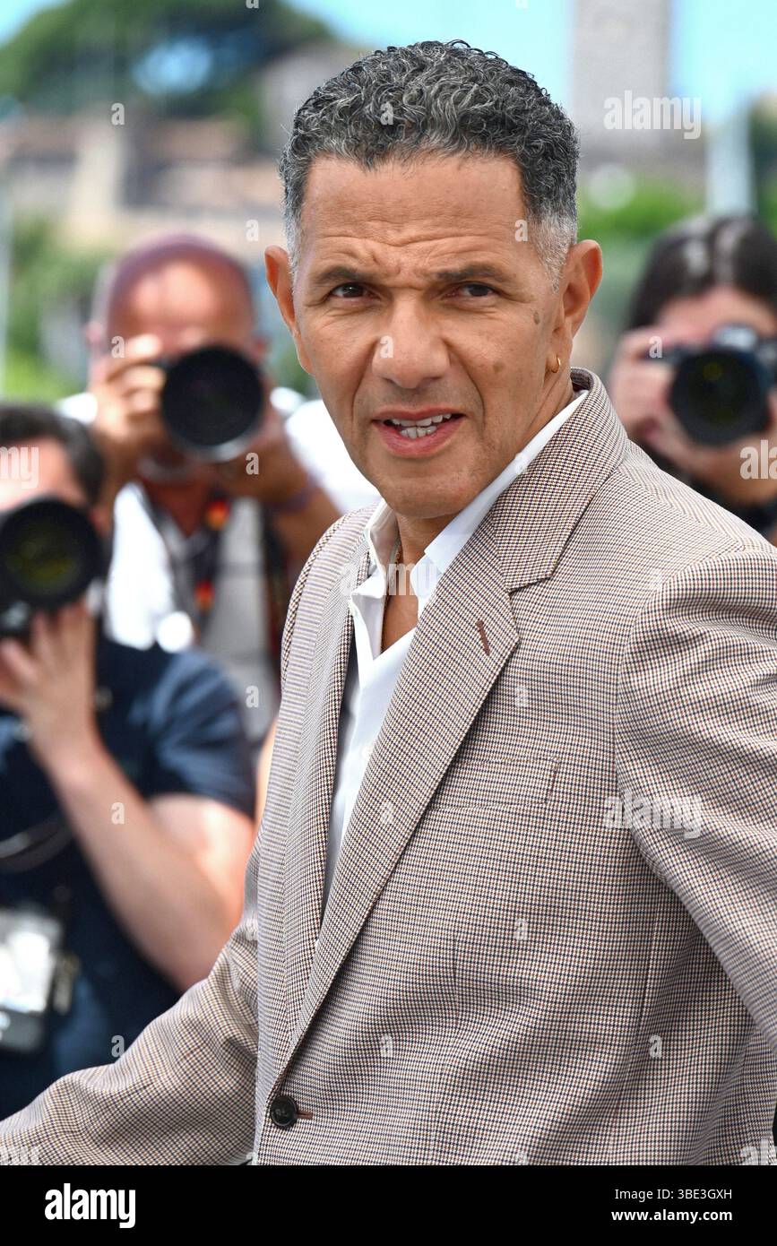 Roschdy Zem Photocall of the film 'Moi qui t'aimais' 78th Cannes Film Festival 21 May 2025 Stock Photo