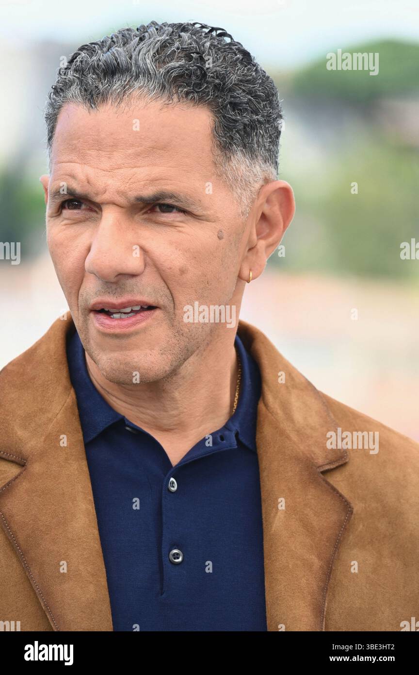Roschdy Zem Photocall of the film '13 jours, 13 nuits' ('13 Days, 13 Nights') 78th Cannes Film Festival 24 May 2025 Stock Photo