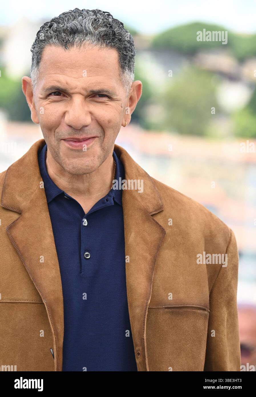 Roschdy Zem Photocall of the film '13 jours, 13 nuits' ('13 Days, 13 Nights') 78th Cannes Film Festival 24 May 2025 Stock Photo