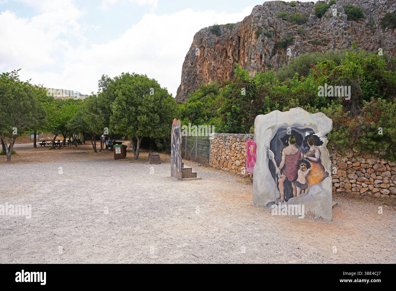 Israel, Carmel Mountain, Nahal Mearot (Cave Stream) nature reserve ...