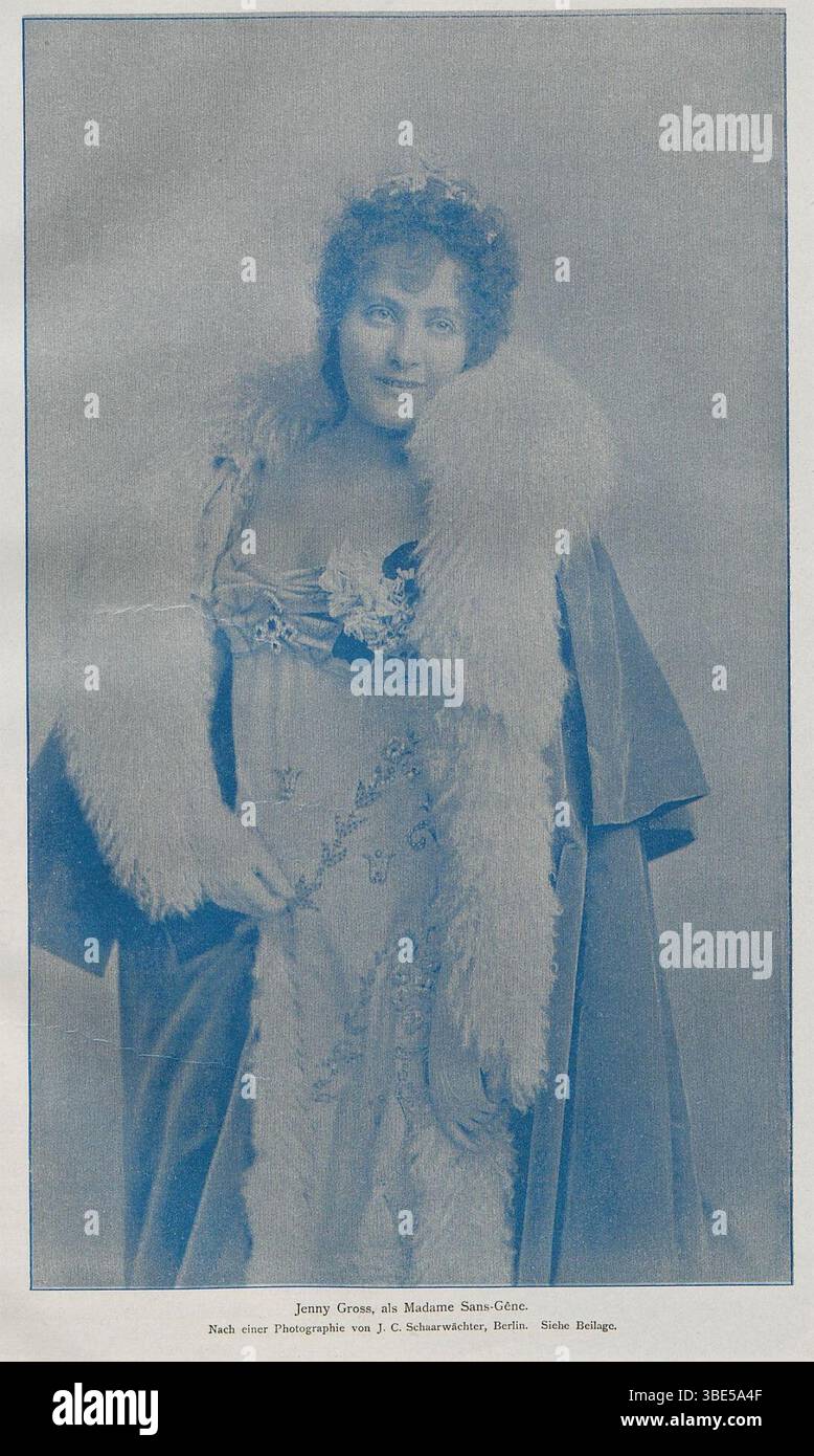 Jenny Gross, als Madame Sans-Gêne. Stock Photo