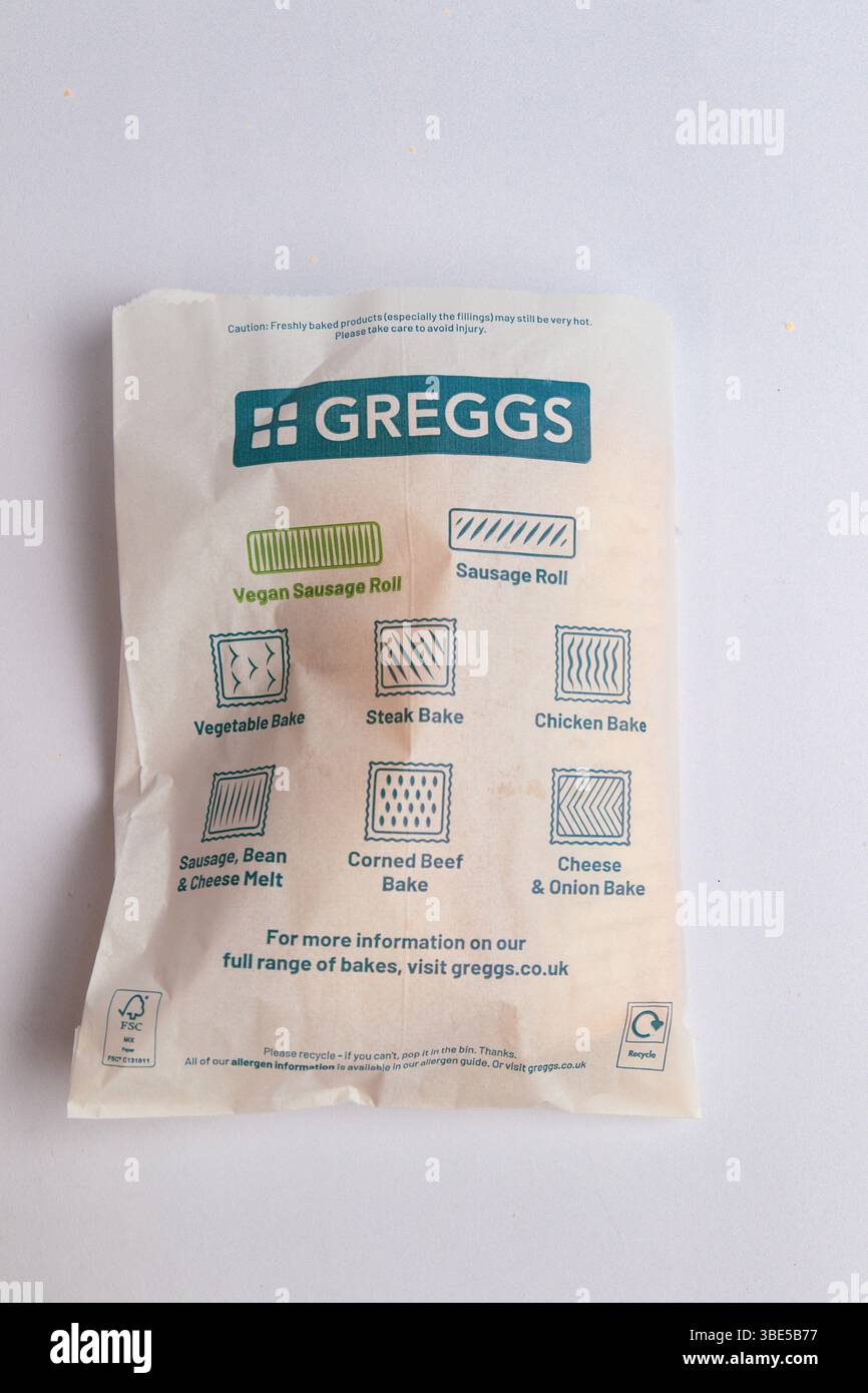 London, United Kingdom, May Twentieth 2025:- A Studio Shot of A Gregg’s ...