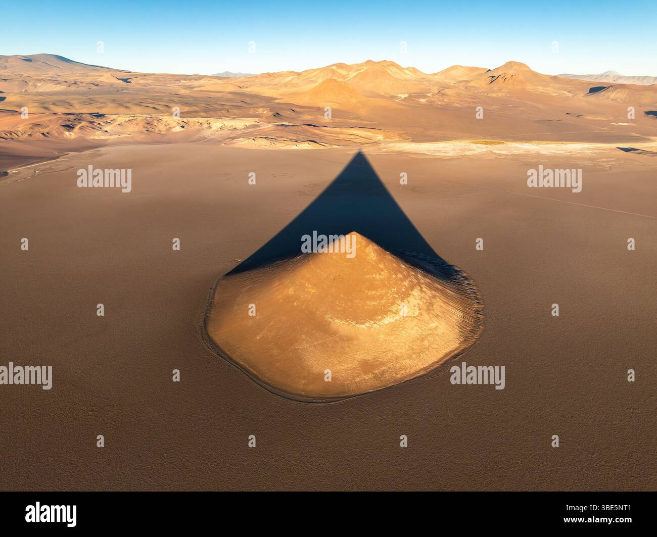 Aerial view remote pyramid shaped hi-res stock photography and images ...