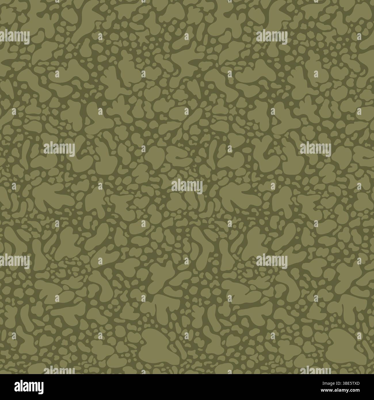 Abstract olive green organic pattern seamless texture background Stock Vector