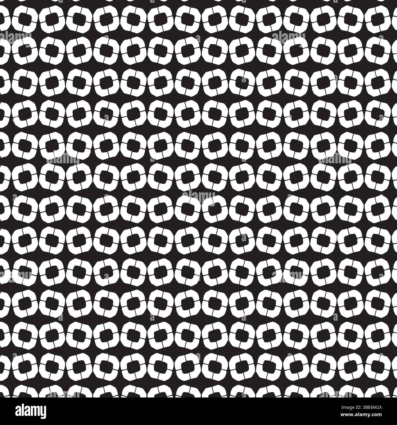 Abstract geometric pattern seamless black and white textile design Stock Vector