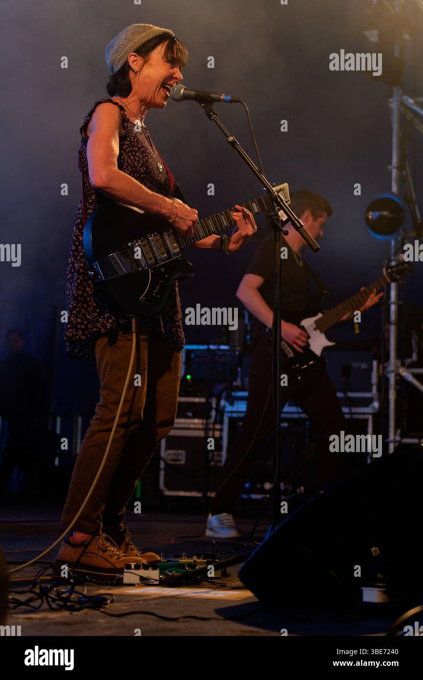 The Throwing Muses performing at Bearded Theory Festival, Catton Park ...