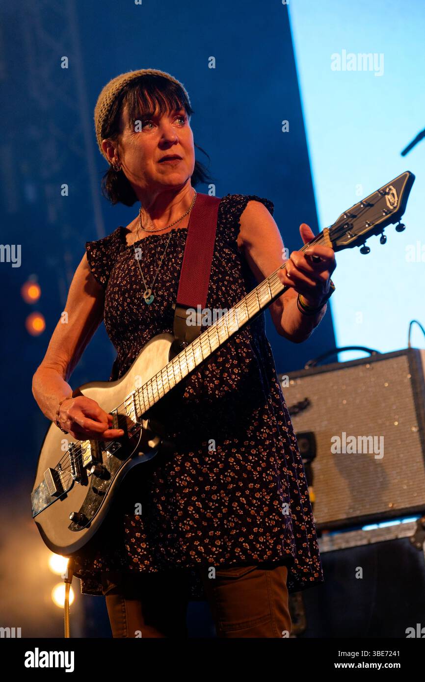 The Throwing Muses performing at Bearded Theory Festival, Catton Park ...