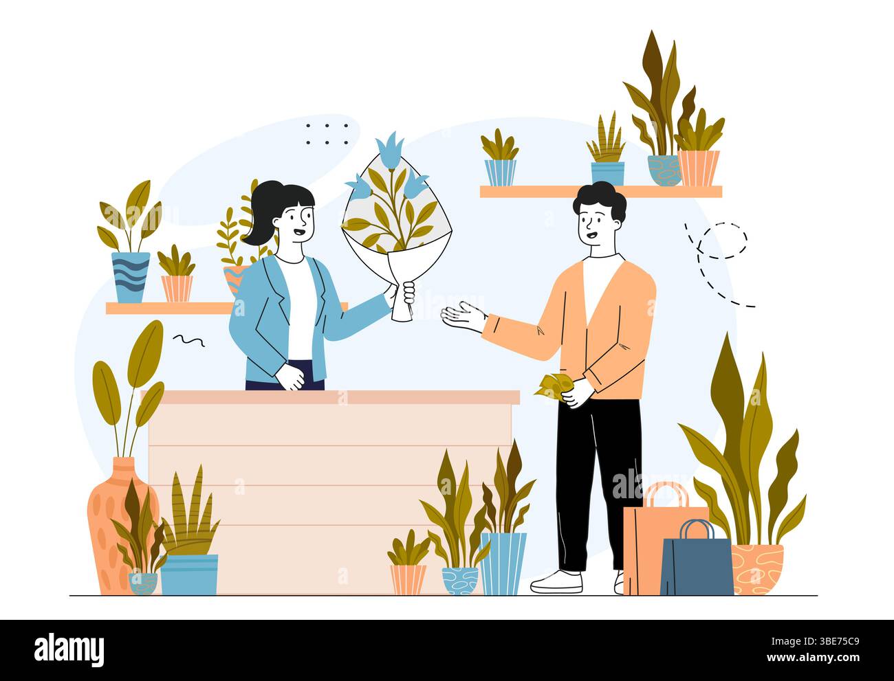 Buy your plants here Cut Out Stock Images Pictures Alamy