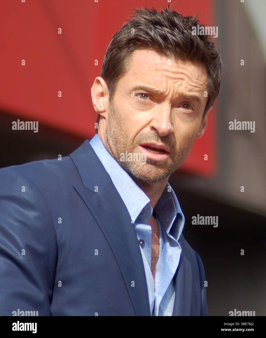 Hugh Jackman gets his star on the Hollywood Walk of Fame, celebrating ...
