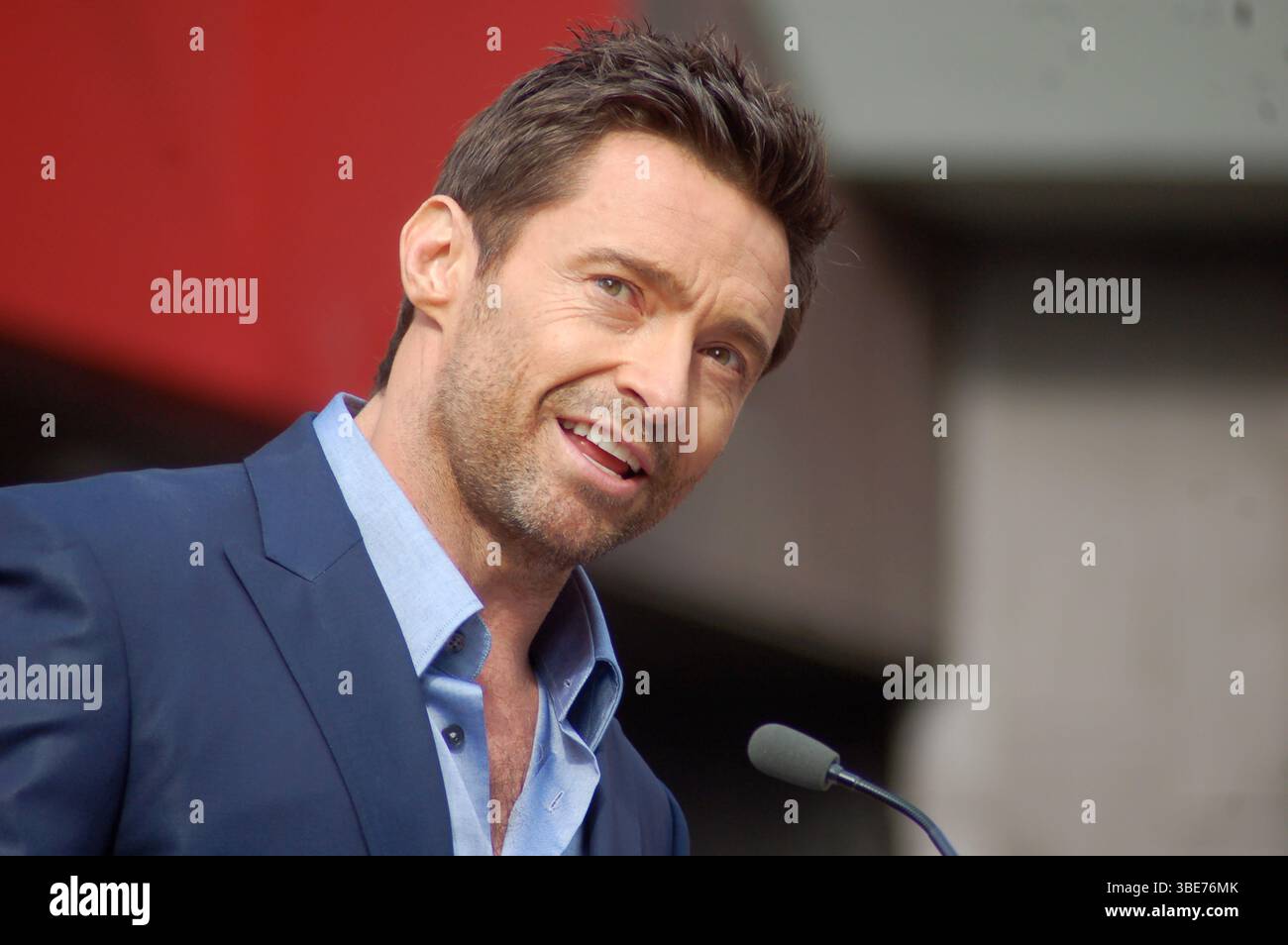 Hugh Jackman gets his star on the Hollywood Walk of Fame, celebrating ...