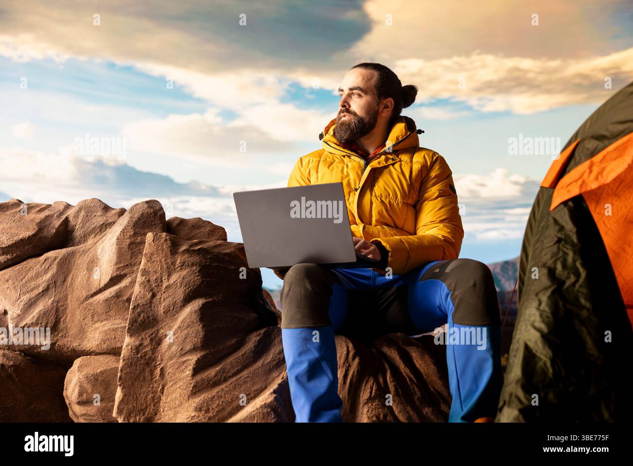 Young explorer keeps working hi-res stock photography and images - Alamy