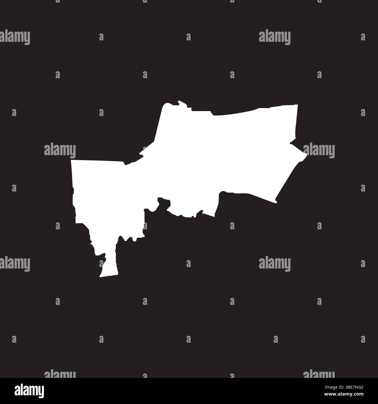 Bangkok City Map Icon Illustration Design Stock Vector