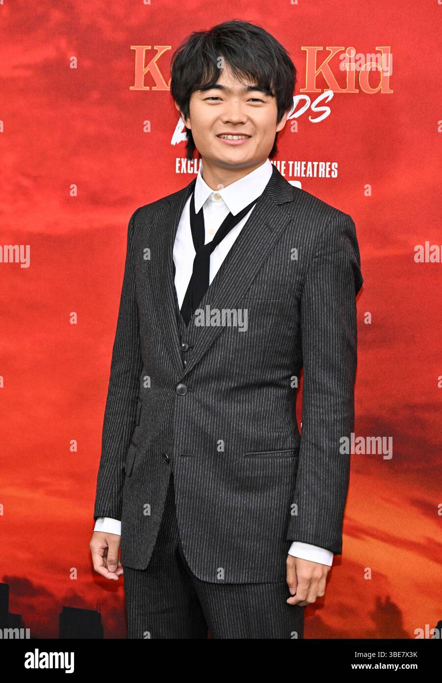 Ben Wang attends the world premiere of "Karate Kid: Legends" at the SVA ...
