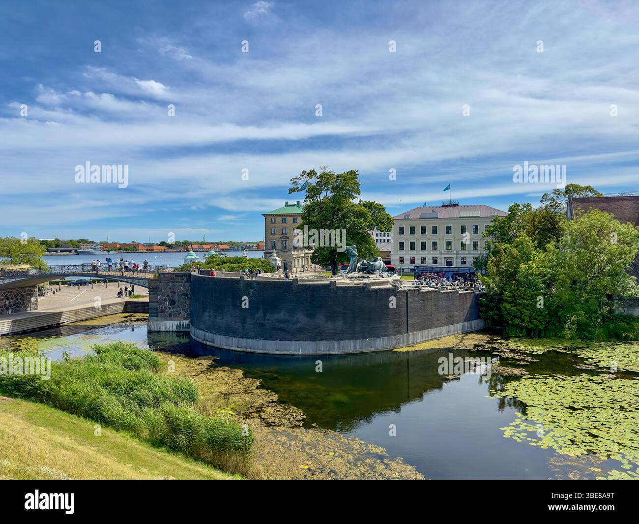 Gefion-Brunnen in Kopenhagen �C Bronze-Skulptur der nordischen G?ttin mit Ochsen Stock Photo