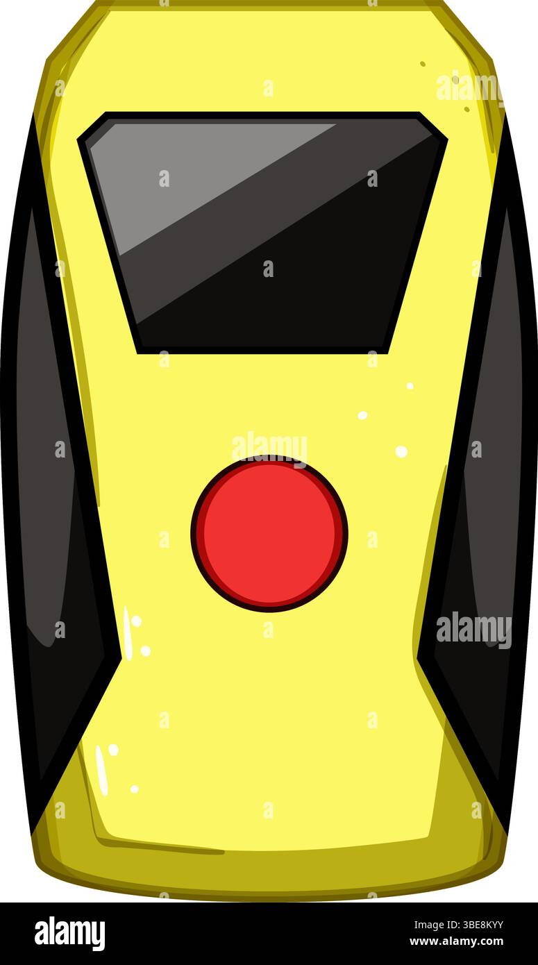 signal gps beacon cartoon vector illustration Stock Vector Image & Art ...