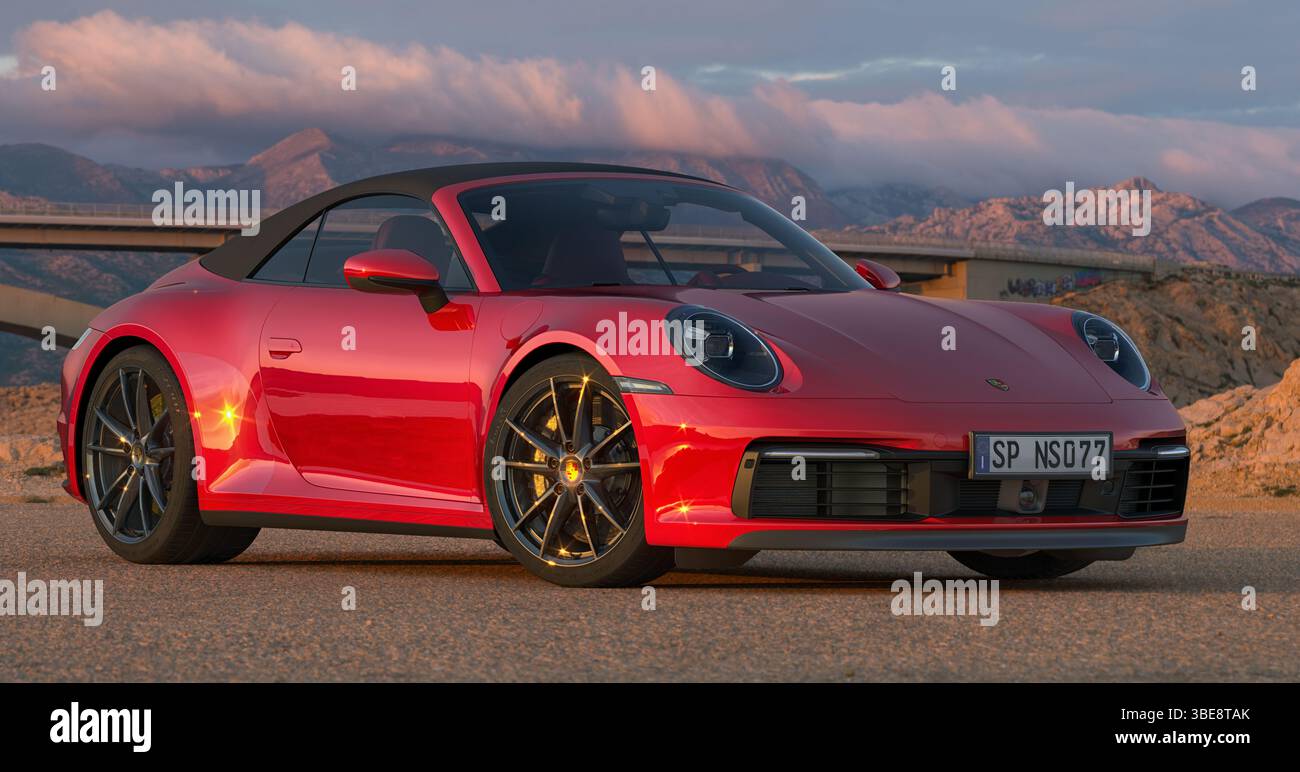 Fabelhafte Porsche 911 Carrera Cabrio Bildernull