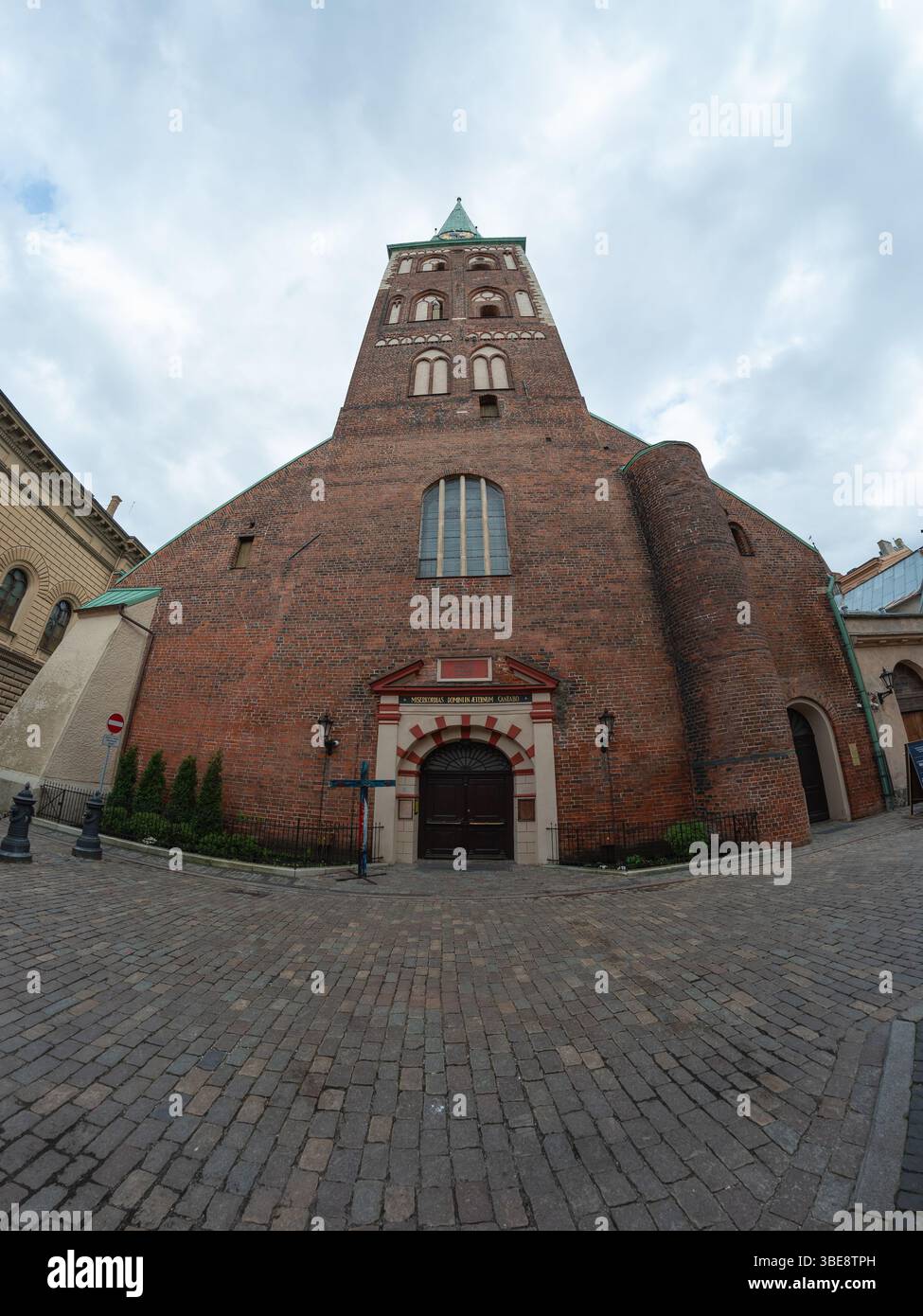 St James's Cathedral, gothic styled church in Riga, Latvia Stock Photo