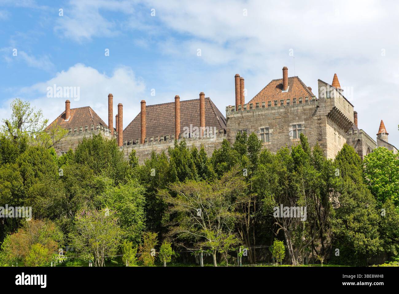 Ducal Palace of the Braganza, Palace of the Dukes of Braganza, Guimaraes, northern Portugal, Europe Stock Photo