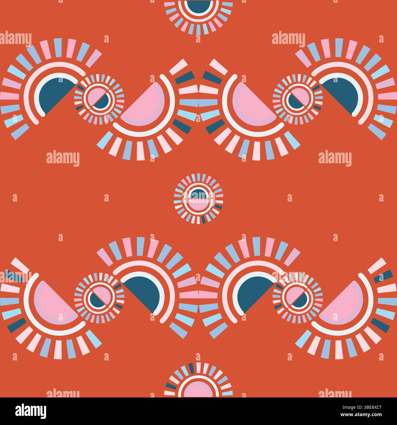 A seamless vector pattern inspired by Latin American carnivals ...