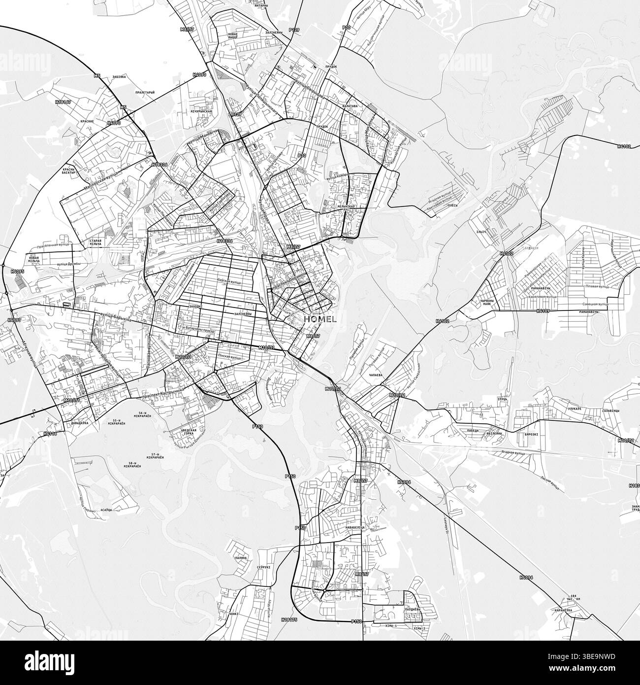 Semel Maps Gomel map hi-res stock photography and images - Alamy