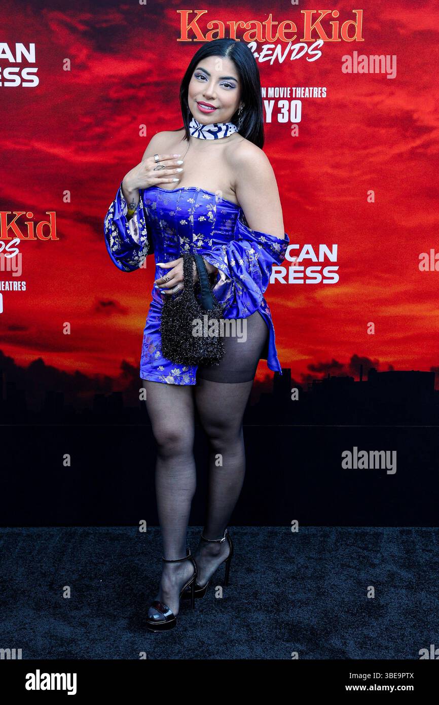 Ny. 27th May, 2025. Jessenia Gallegos at arrivals for KARATE KID