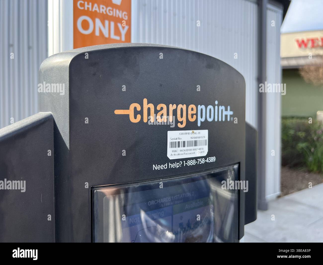 Walnut Creek, United States. 27th Feb, 2025. ChargePoint electric ...