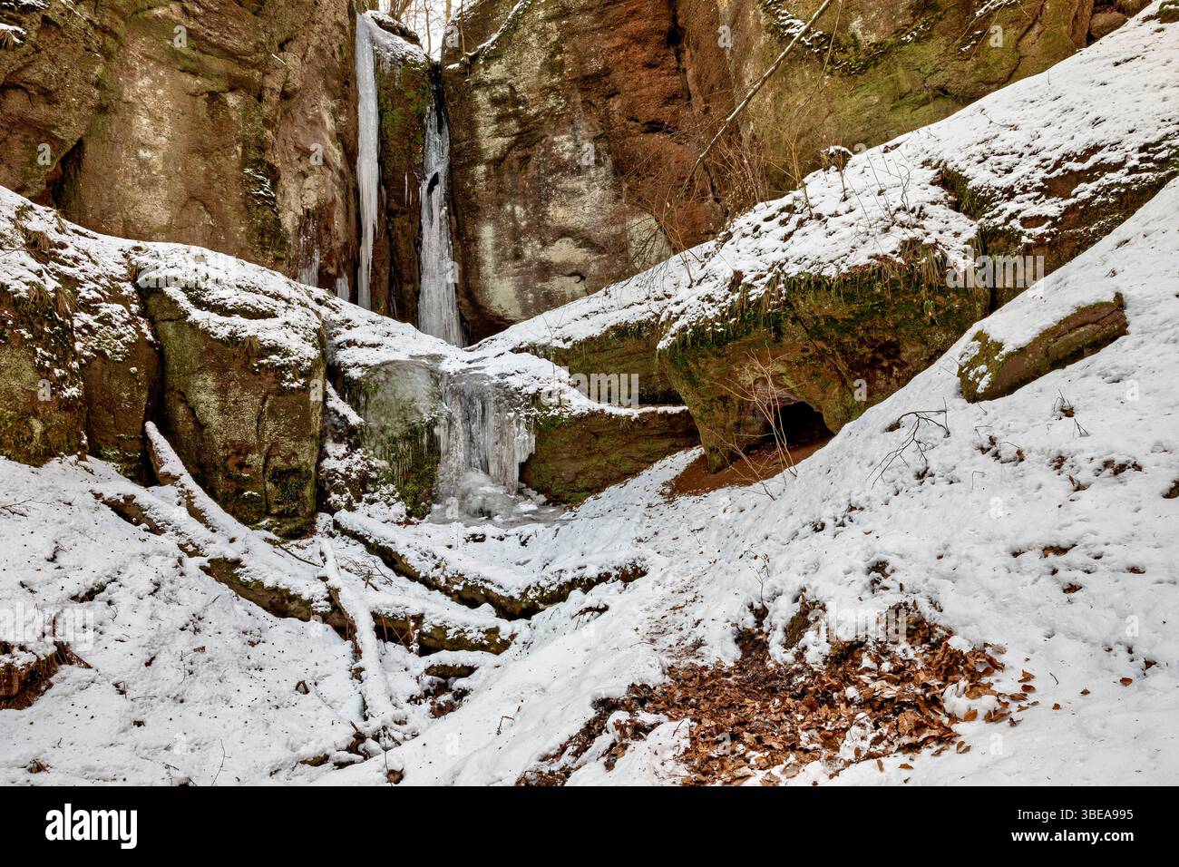 The Dragon Gorge at Eisenach in Thuringia Stock Photo