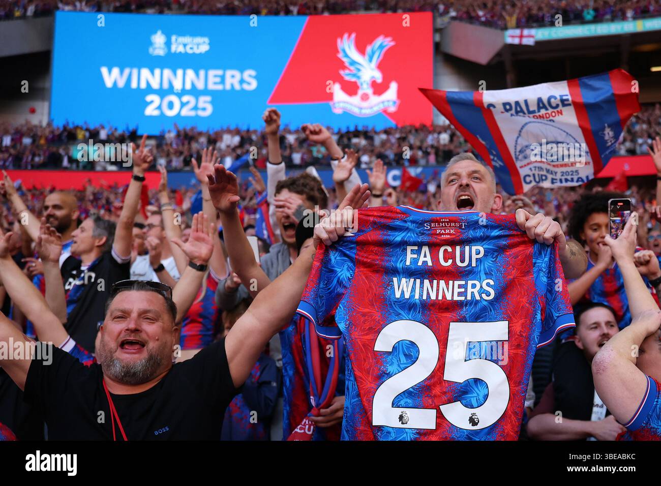 Crystal Palace fans celebrate their FA Cup win - Crystal Palace v ...