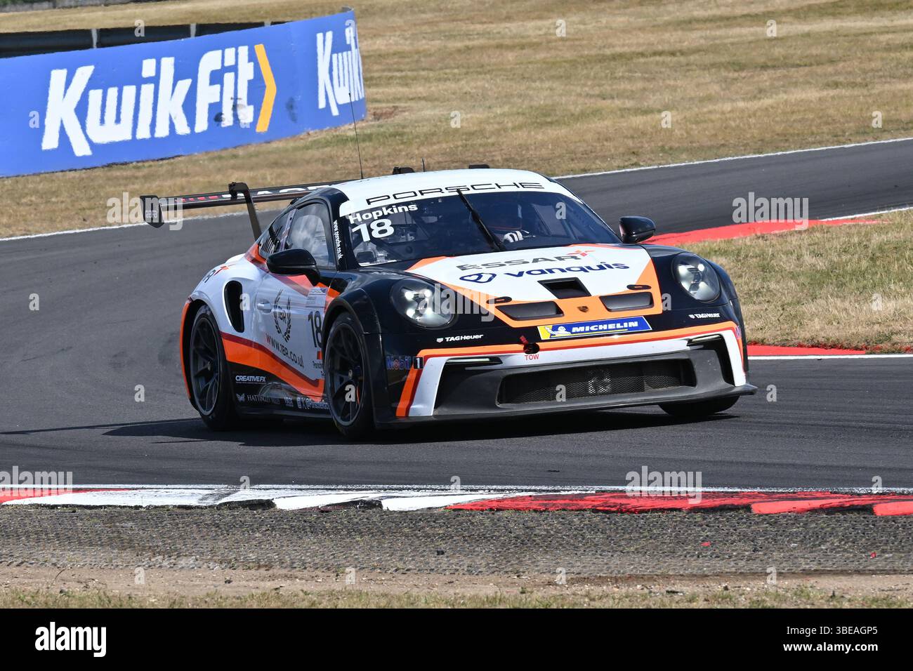 Sebastian Hopkins, Team Parker Racing, Porsche 911 GT3 Cup, Celebrating ...