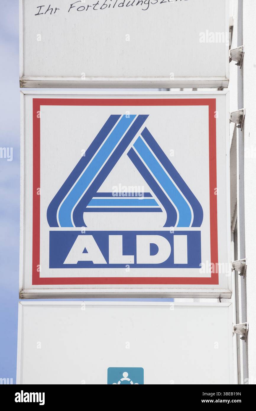 European Discounter Logos Logo, Aldi Nord, discounter, Germany, Europe Stock Photo - Alamy