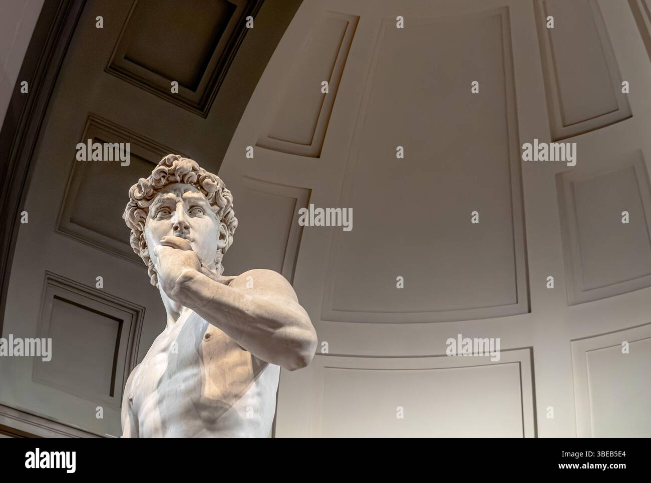 David Rennaissance Michelangelo's David, a masterpiece of Italian Renaissance sculpture in ...