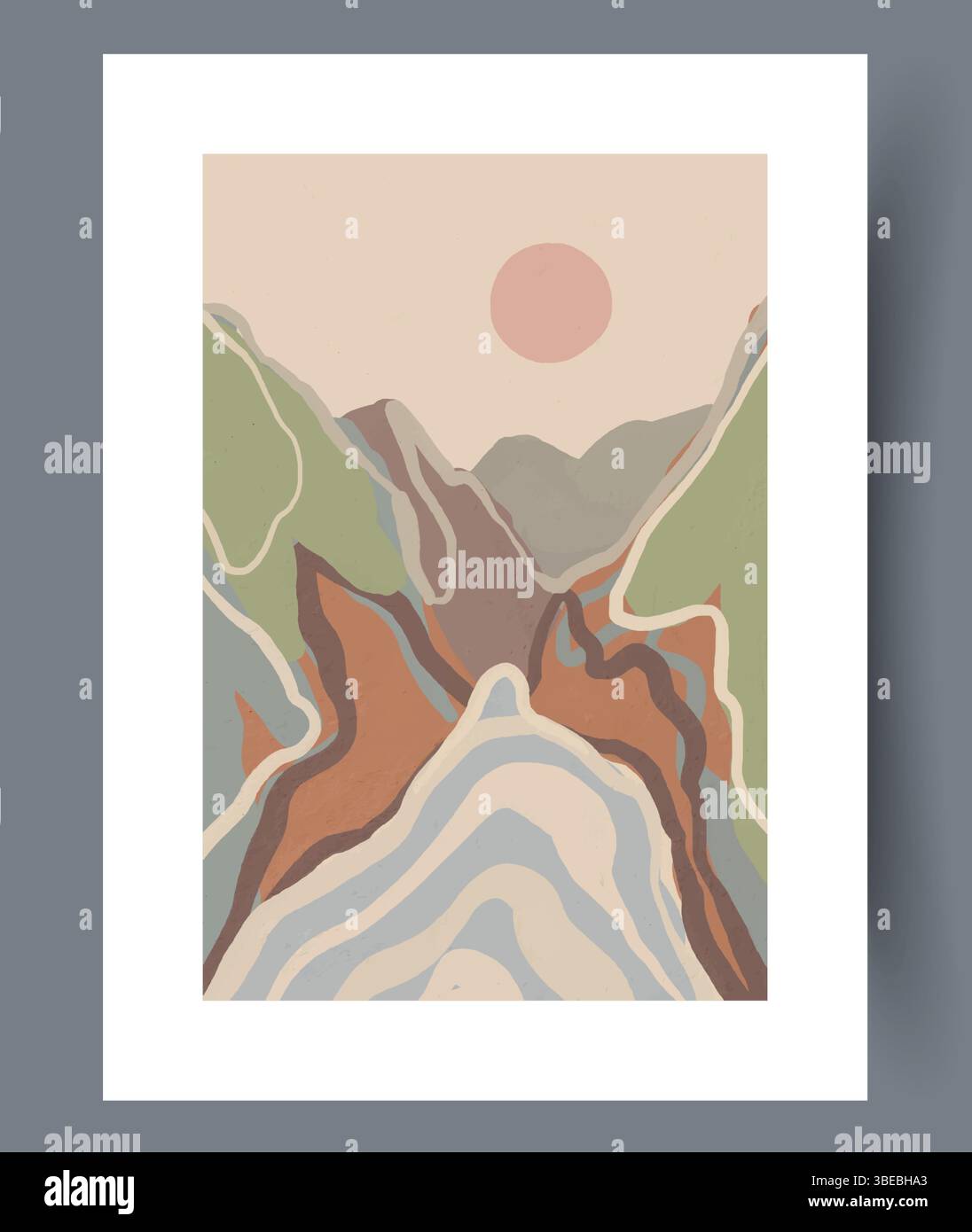 Impression sunrise Stock Vector Images - Alamy