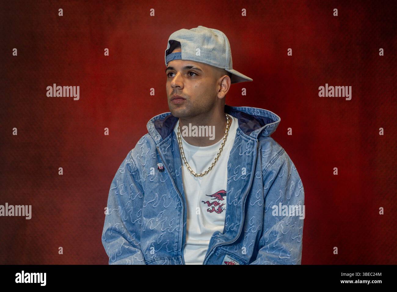Rapper FERNANDOCOSTA poses for Europa Press, May 28, 2025, in Madrid ...