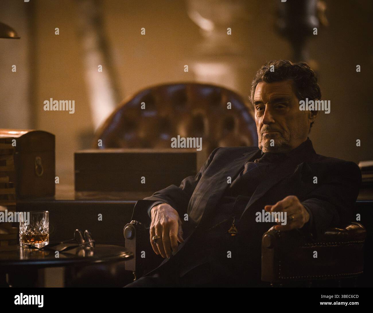 RELEASE DATE: June 12, 2025. TITLE: Deep Cover. STUDIO: Amazon Prime Video. DIRECTOR: Tom Kingsley. PLOT: Three improv actors are asked to go undercover by the police in London's criminal underworld. STARRING: IAN MCSHANE as Metcalfe. (Credit Image: © Amazon Prime Video/Entertainment Pictures/ZUMAPRESS.com) EDITORIAL USAGE ONLY! Not for Commercial USAGE! Stock Photo