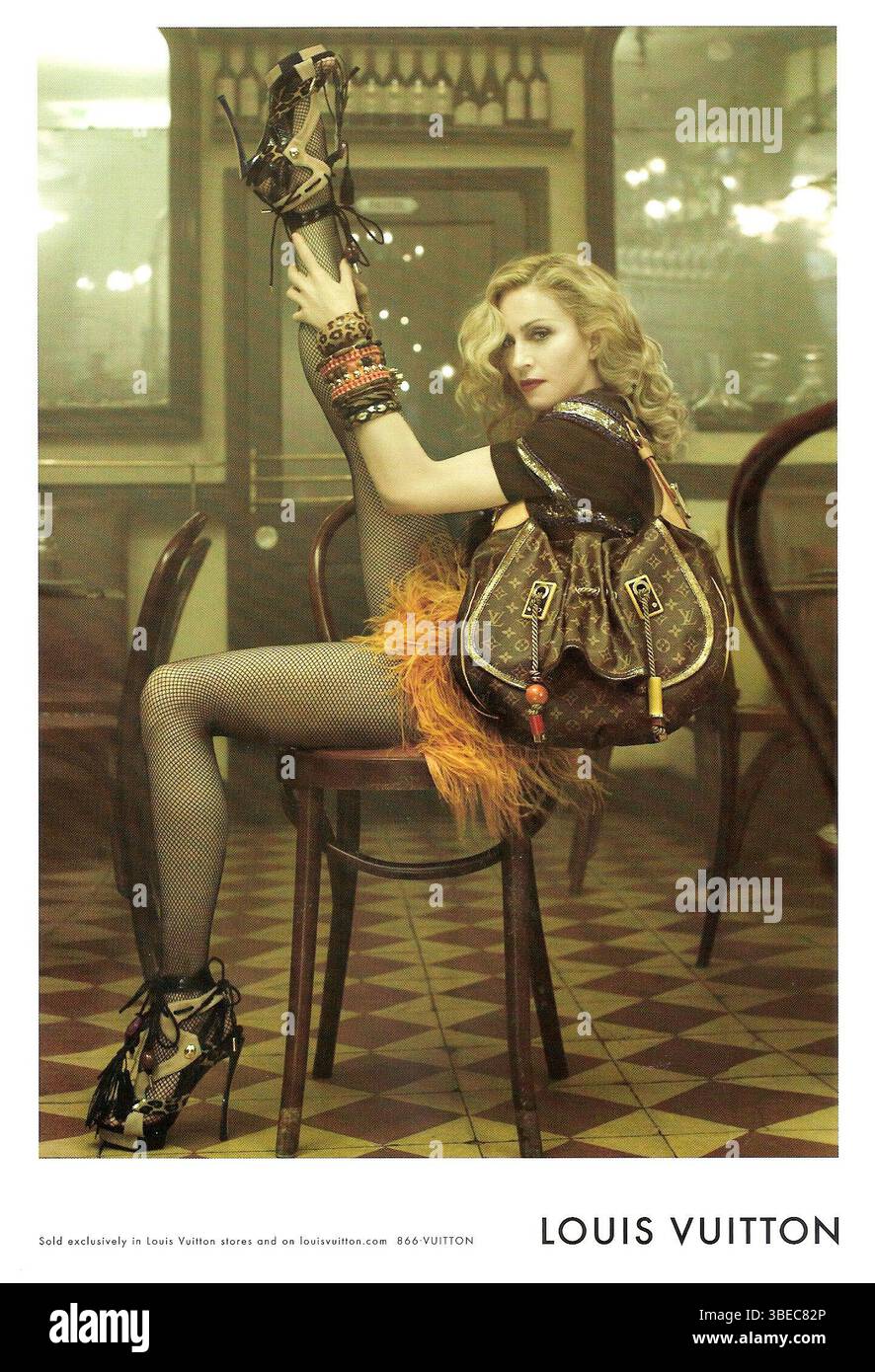 2009 Madonna in Louis Vuitton advertising campaign Stock Photo Alamy