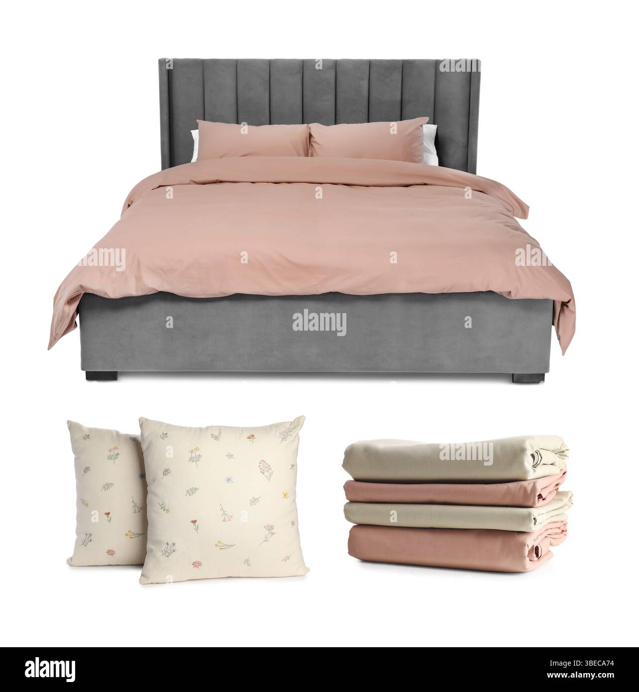 Made up bed Cut Out Stock Images & Pictures - Alamy