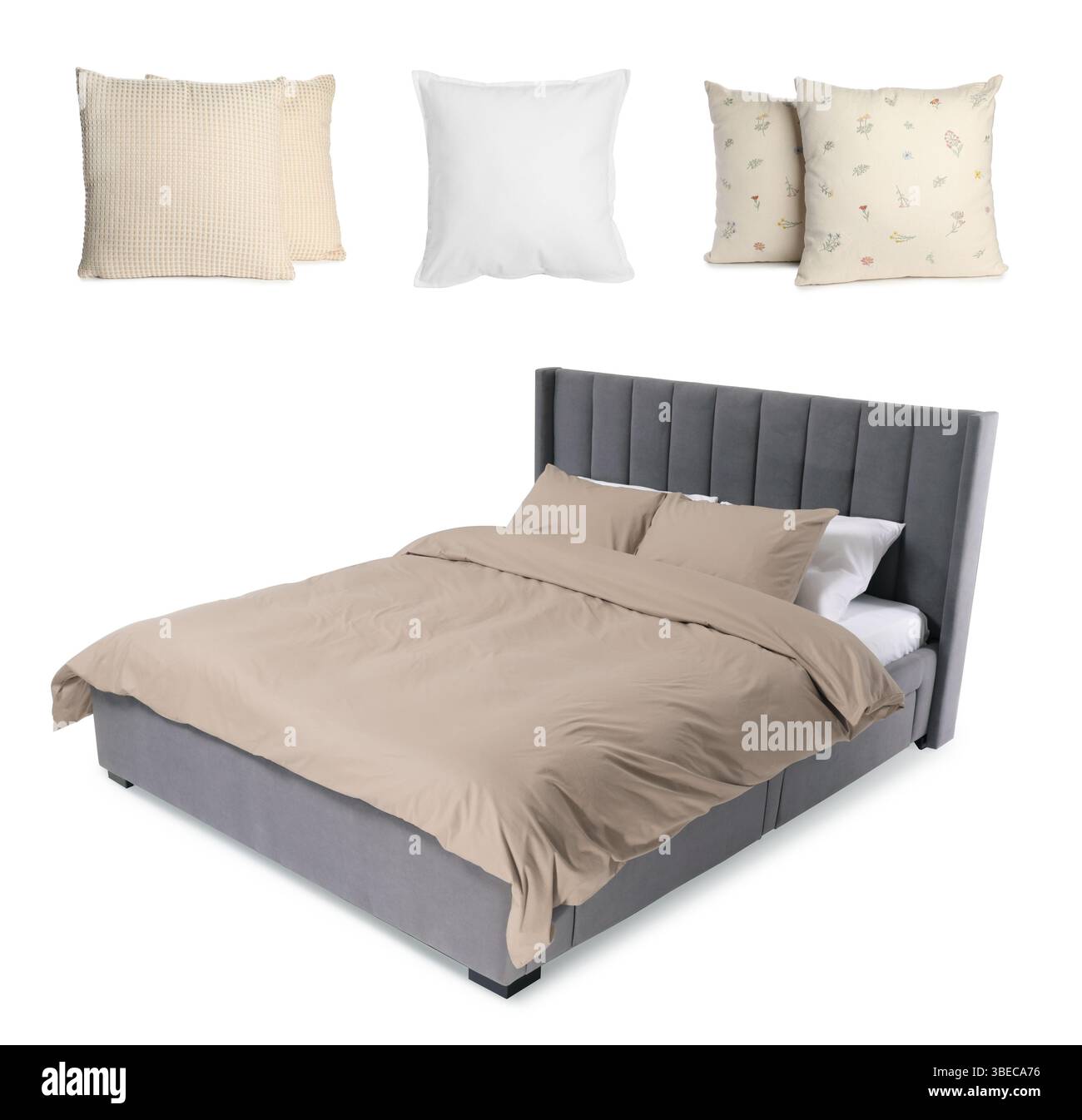 Made up bed Cut Out Stock Images & Pictures - Alamy