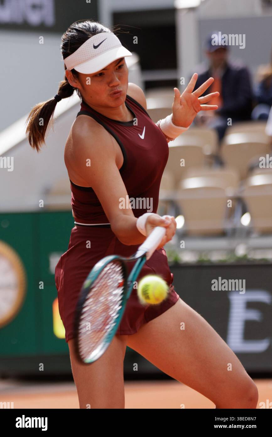 Emma Raducanu of Great Britain during the Roland-Garros 2025, French ...