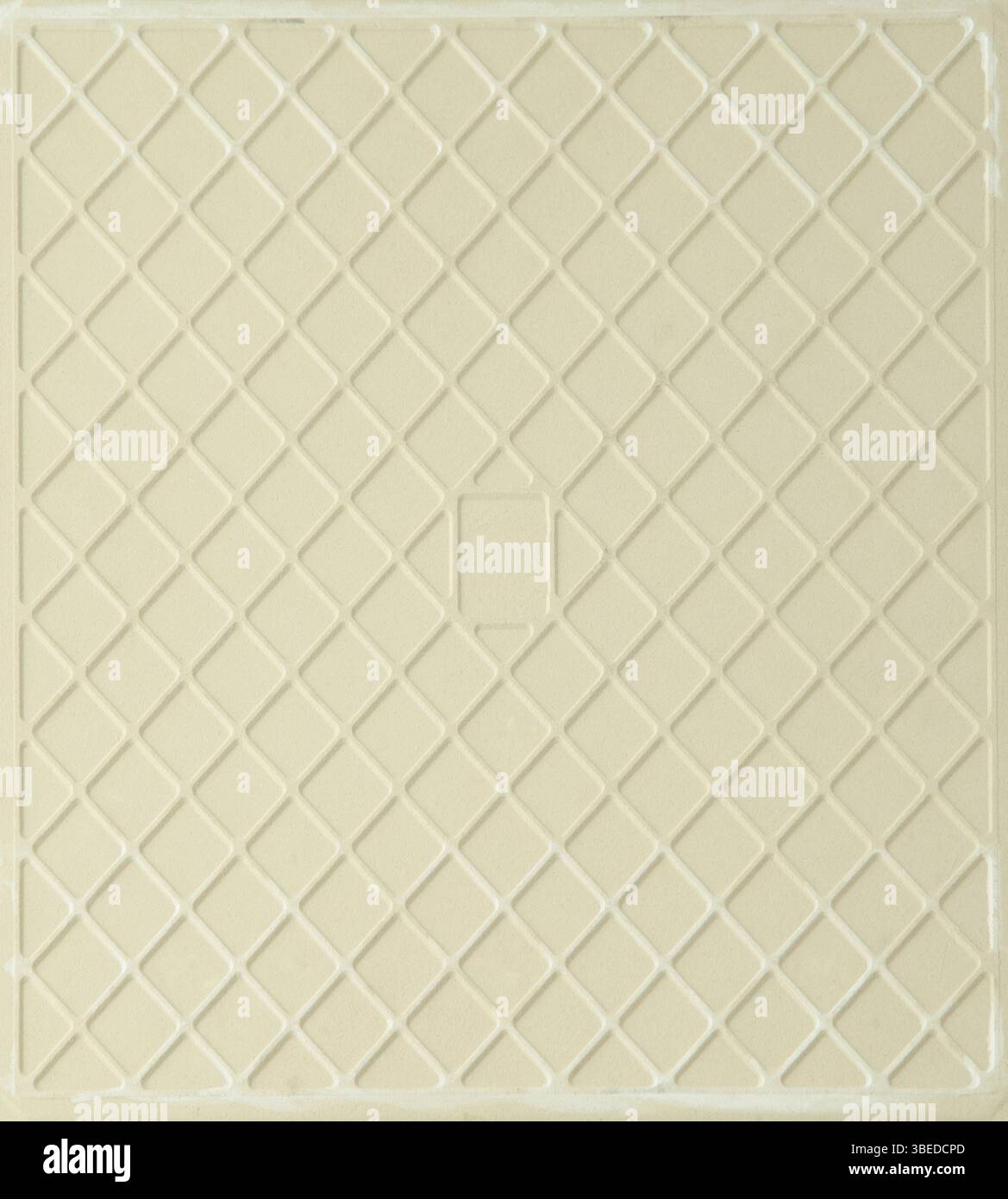 Background of ceramic tiles with square veins of cream color. ridge ...