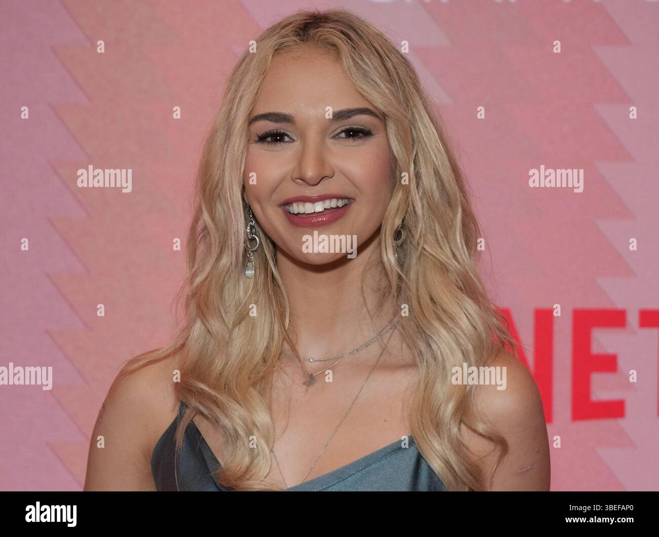 Los Angeles, USA. 28th May, 2025. Nikki Roumel arrives at the Netflix's ...