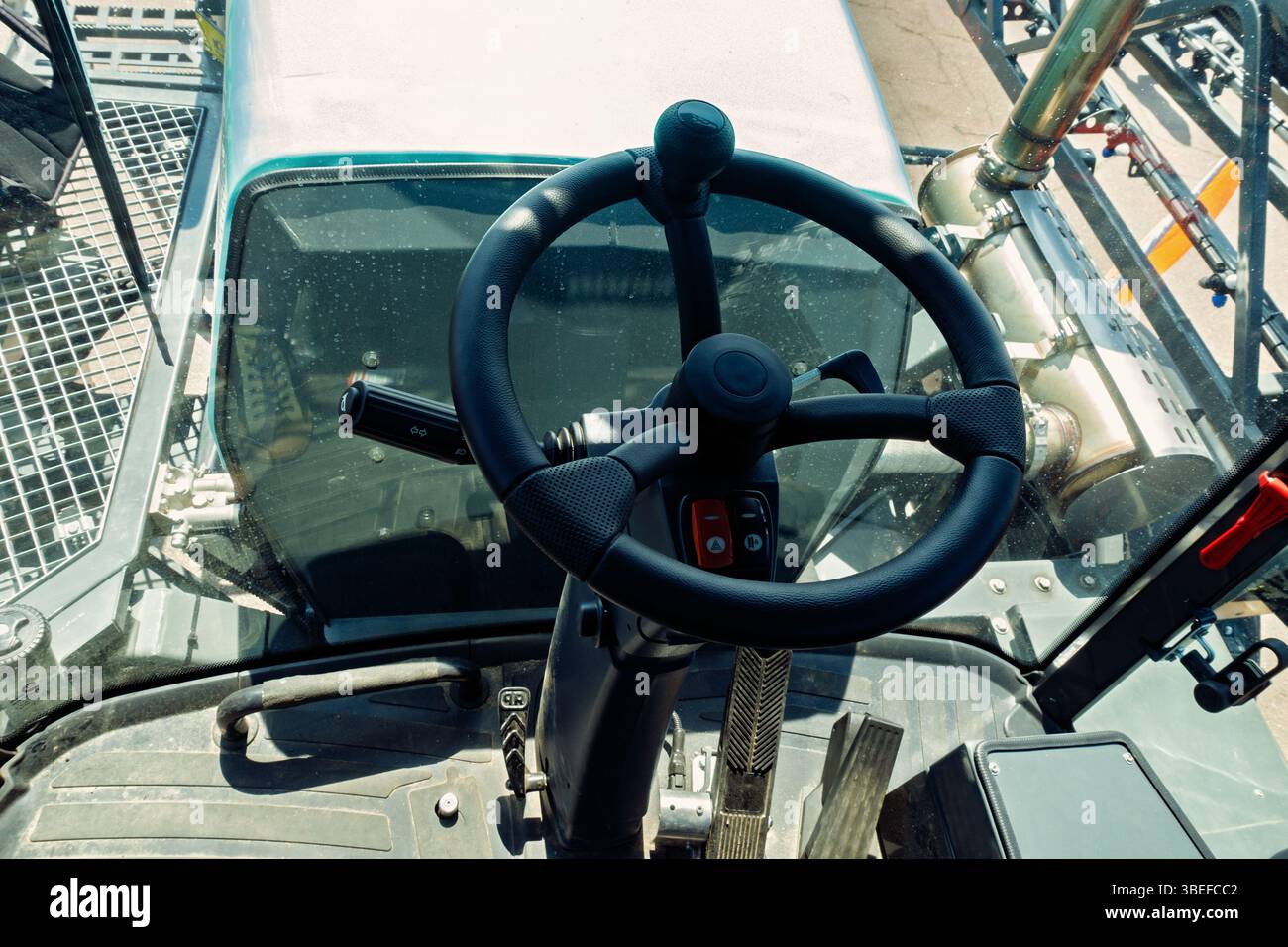 Telehandler For Inside Interior modern tractor cab hi-res stock photography and images - Alamy